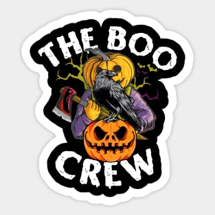 The Boo Crew Halloween Sticker